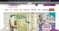 Desktop Screenshot of clicjedecore.com